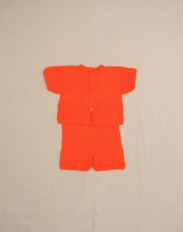 Ensemble short & chemisette tricotés main
