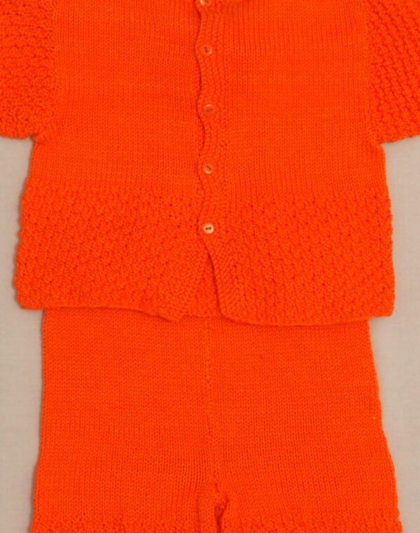 Ensemble short & chemisette tricotés main