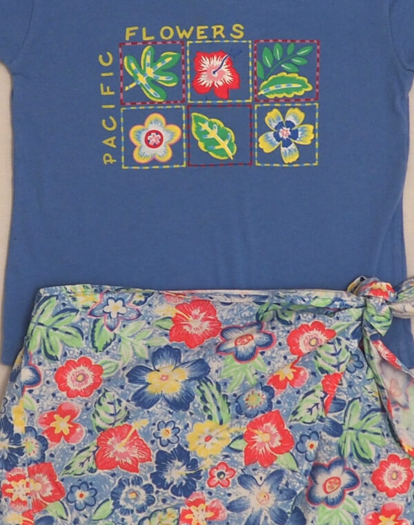 Ensemble short & T-shirt fleuris