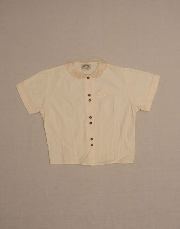 Shirt, lace collar, 8 years