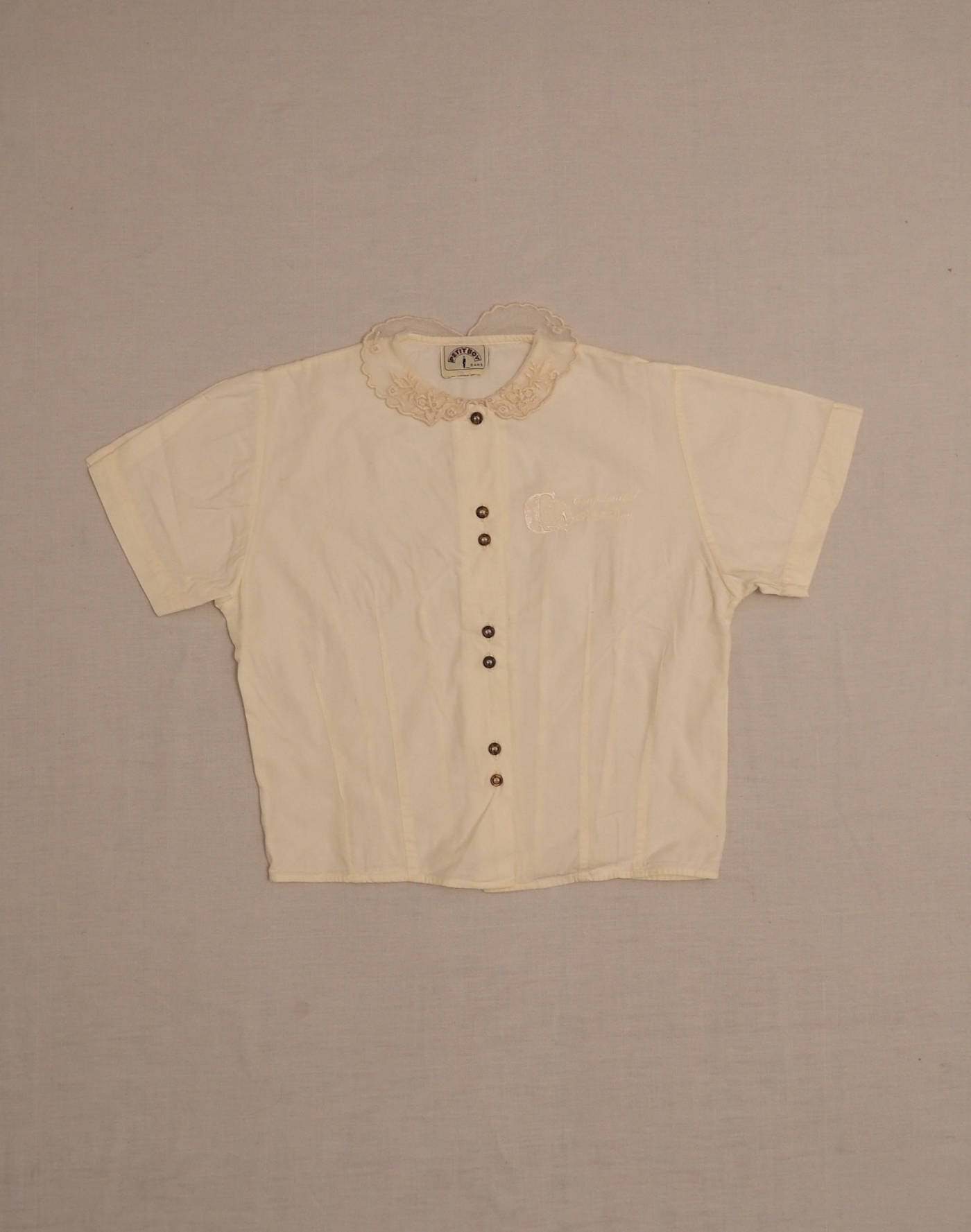 Shirt, lace collar, 8 years