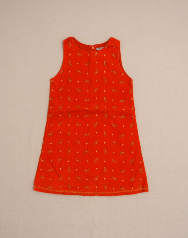 Paisley velvet dress 8 years