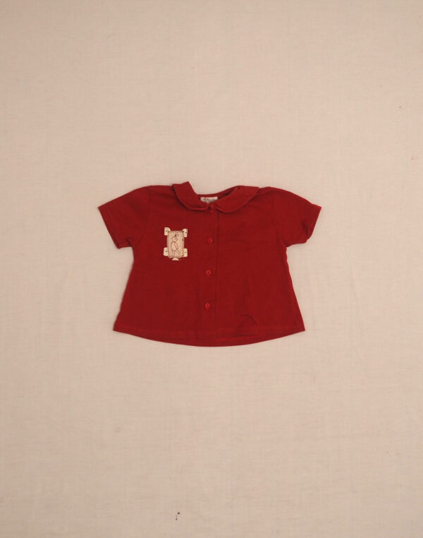 Rabbit jersey blouse