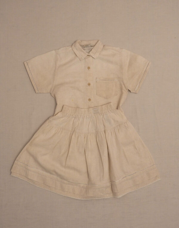 Linen and cotton set 6 years