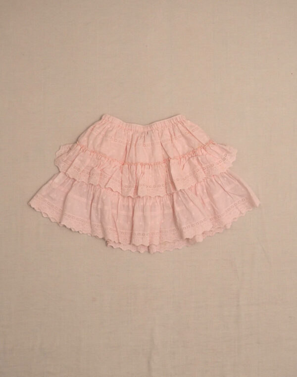 Pink ruffled petticoat