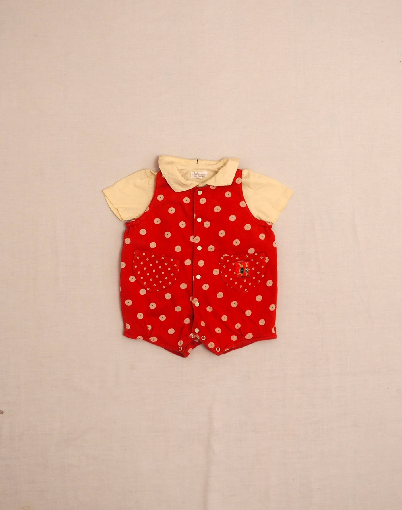 Ensemble barboteuse & chemisette lapin