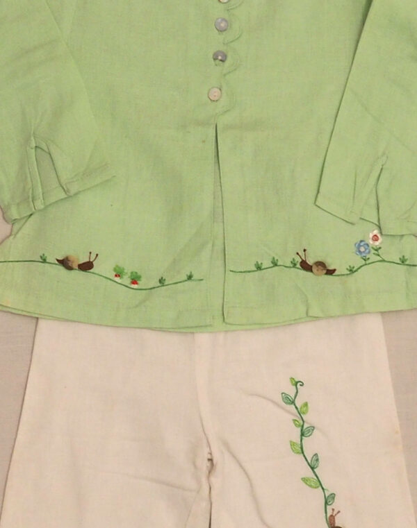 Ensemble escargot coton & lin