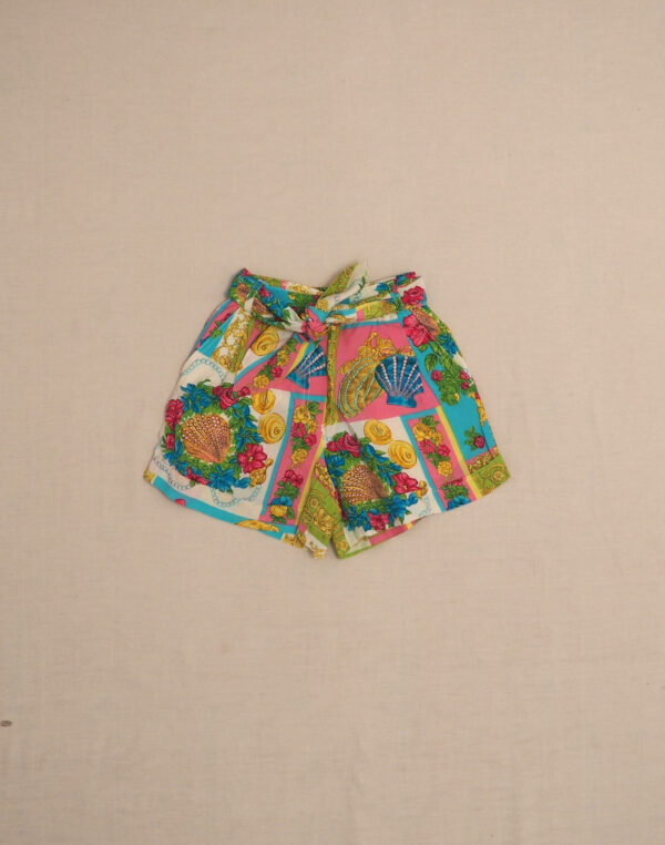 Short à motif coquillages