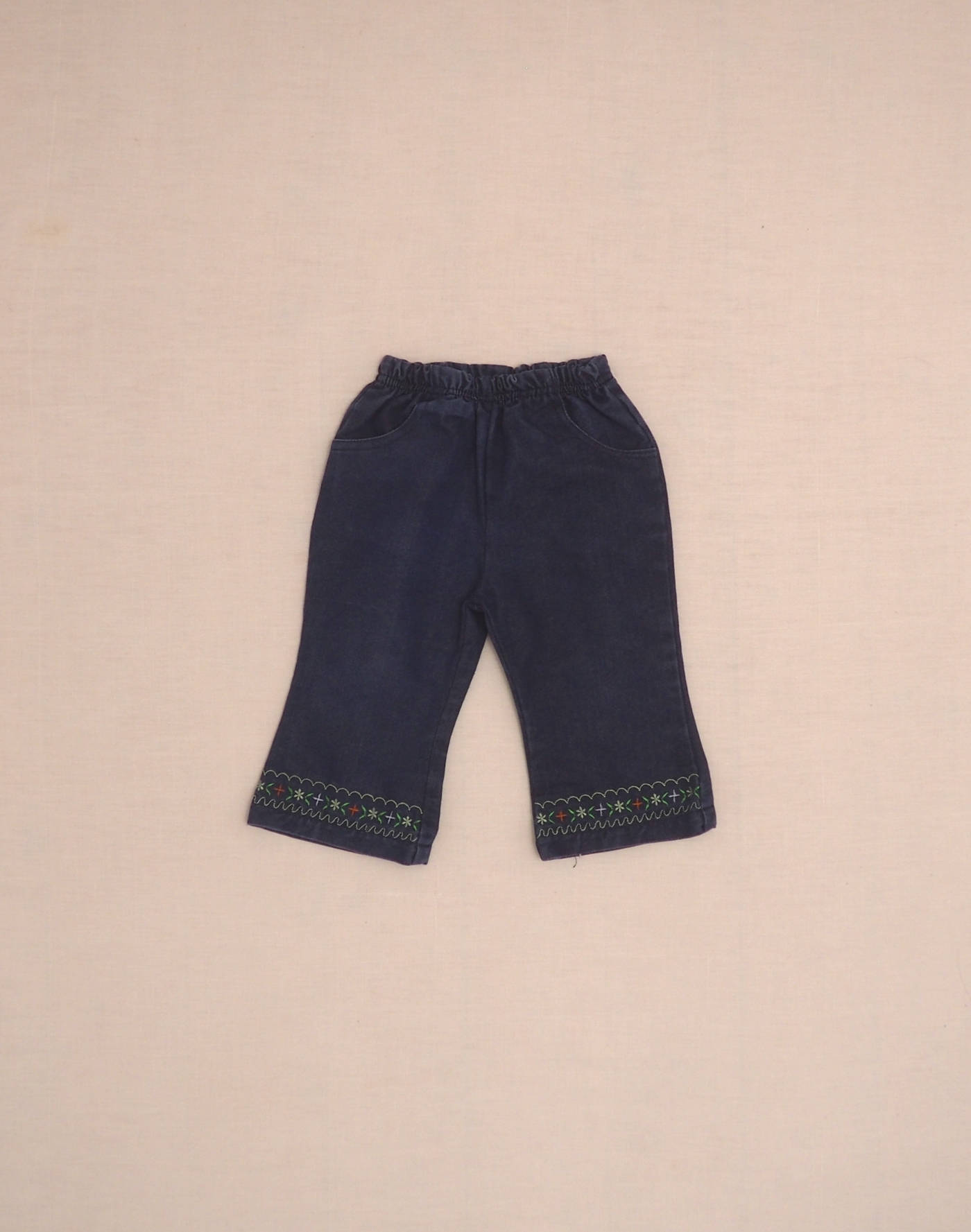 Embroidered flared jeans