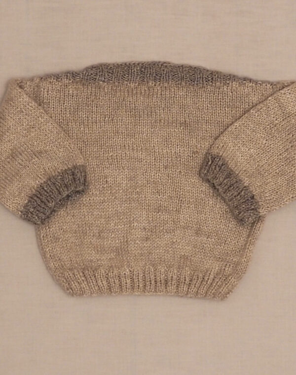 Handmade pearly sweater