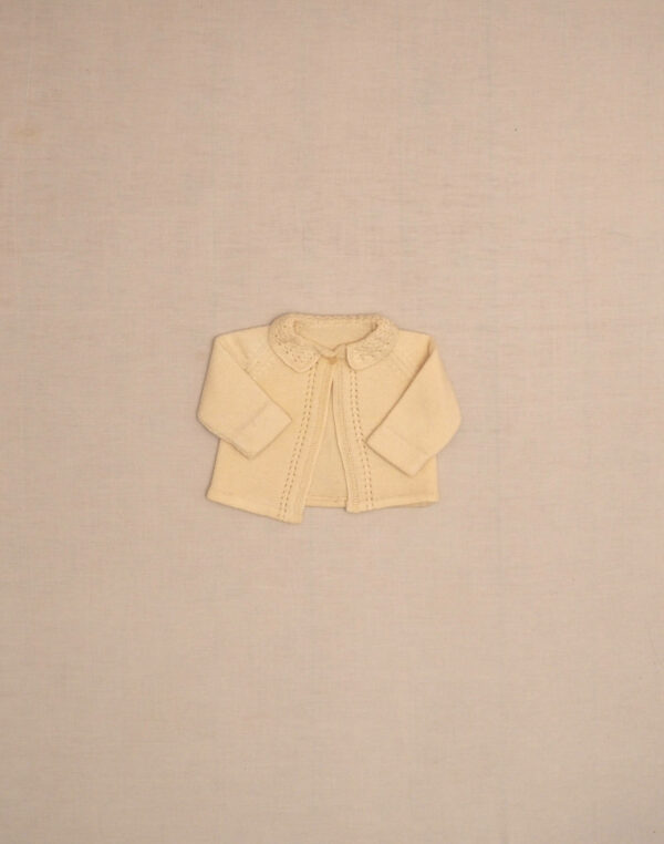 Handmade ivory cardigan