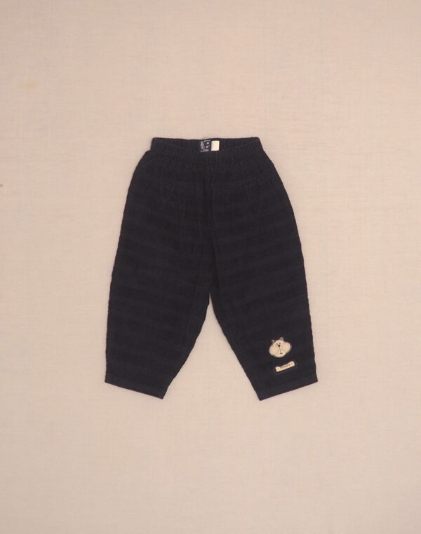 Navy plaid corduroy pants
