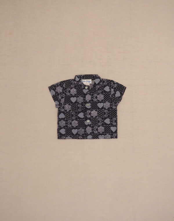 Lace patchwork blouse