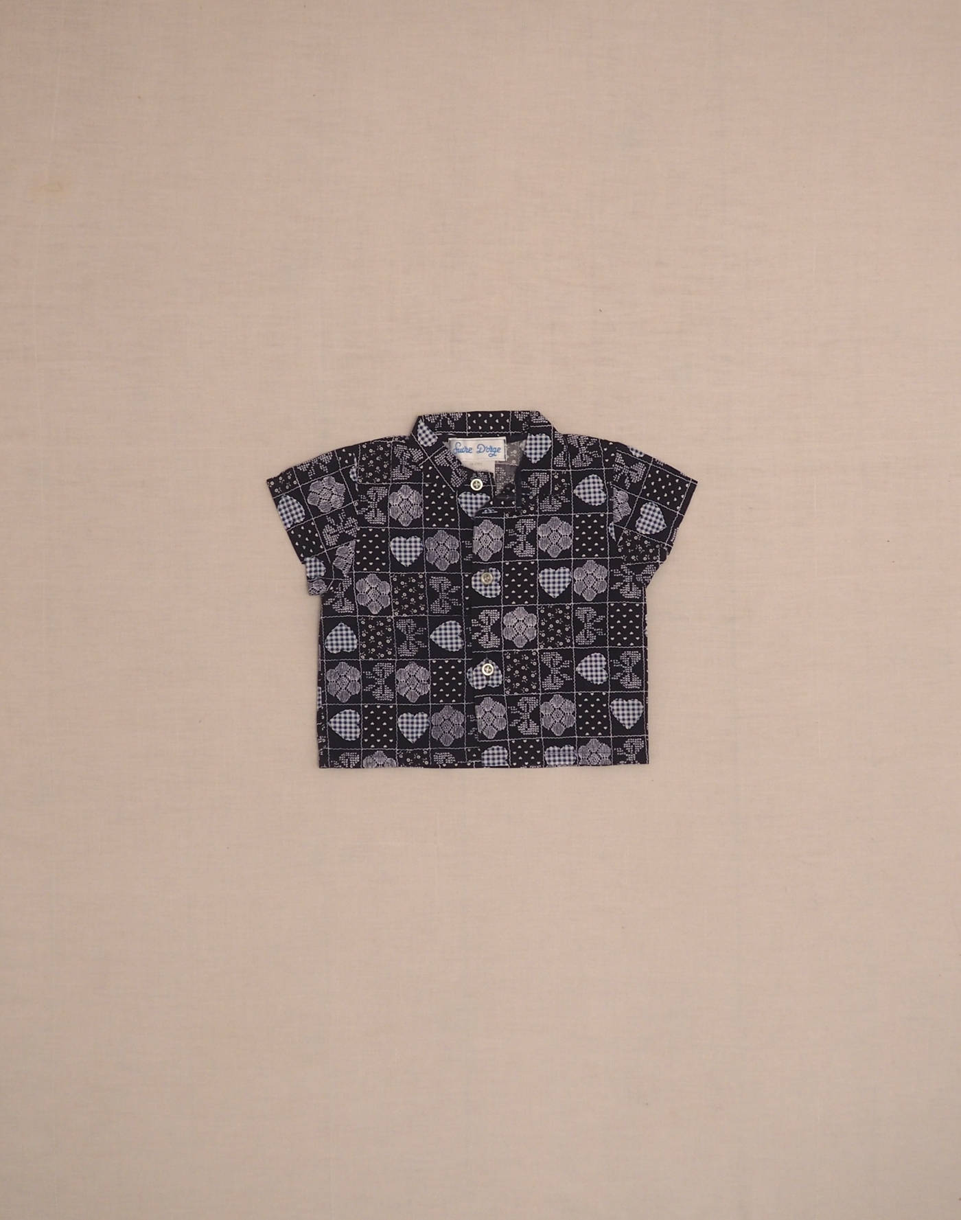 Lace patchwork blouse