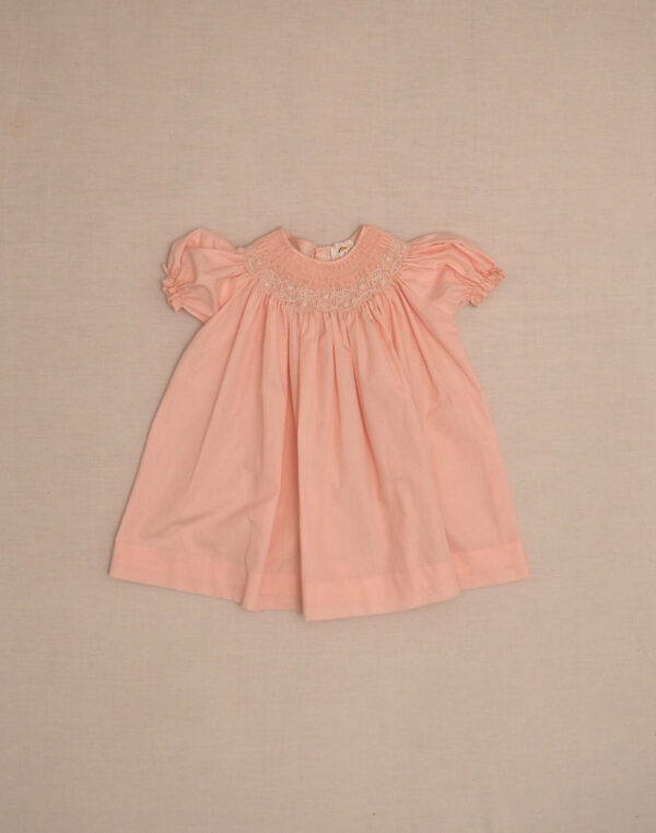 Pink smocked dress