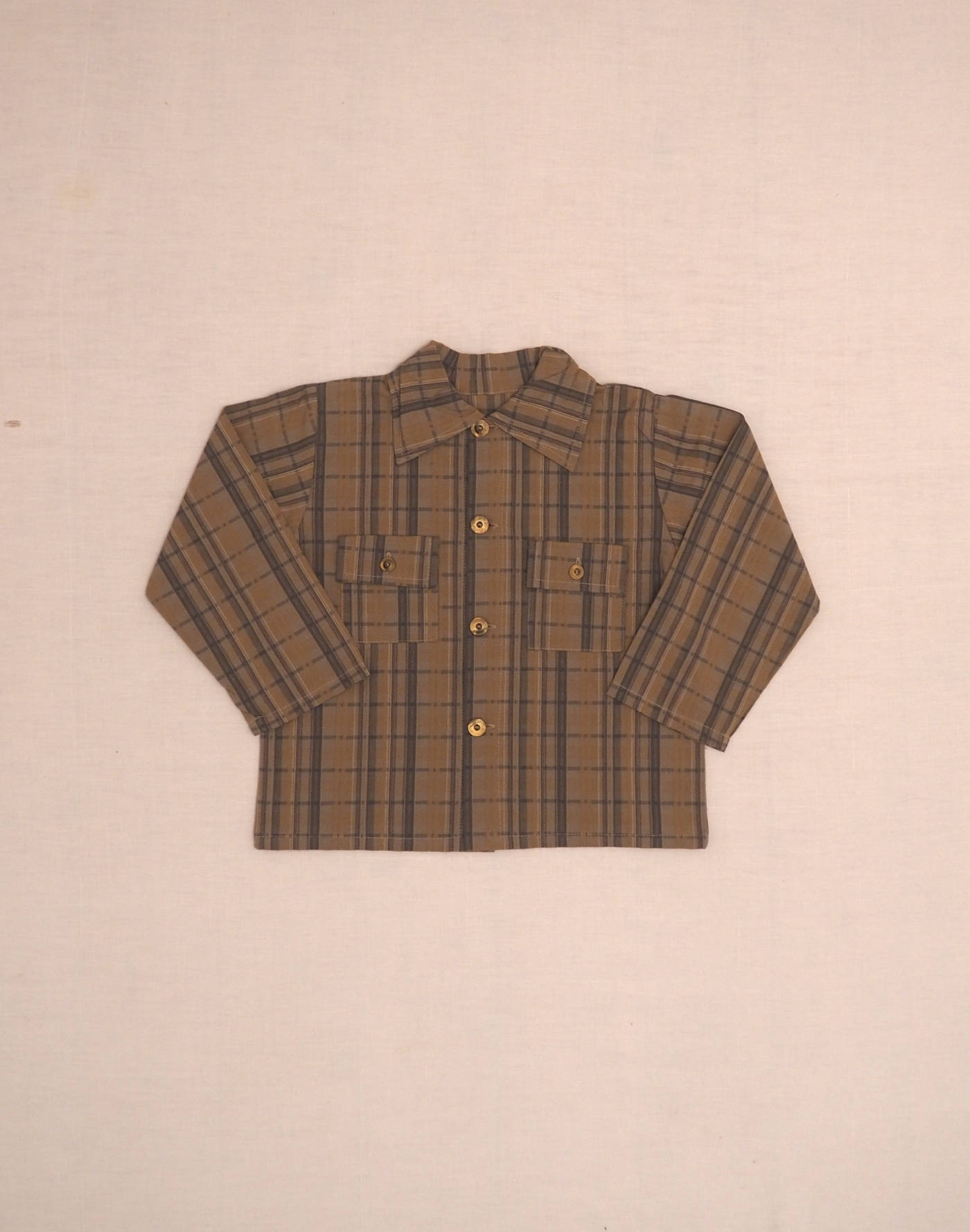 Textured check jacket