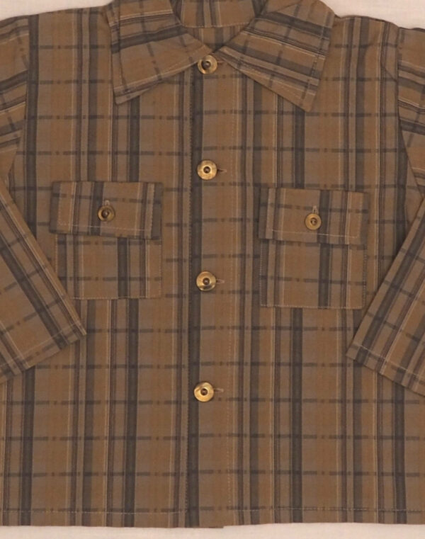 Textured check jacket