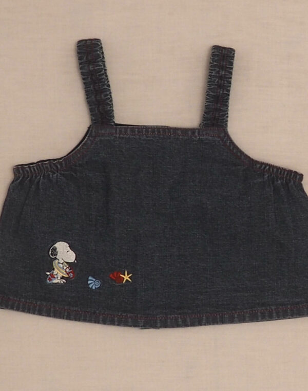 Snoopy denim tank top