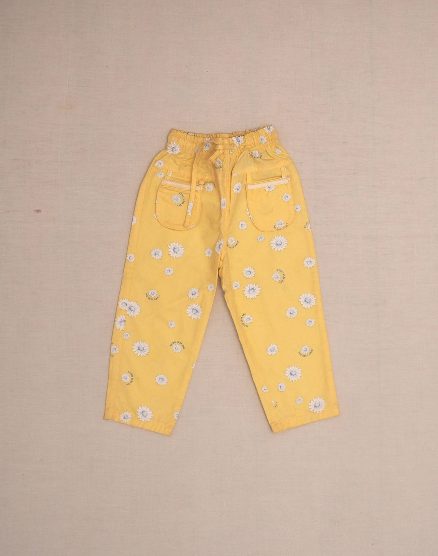 Yellow daisy pants