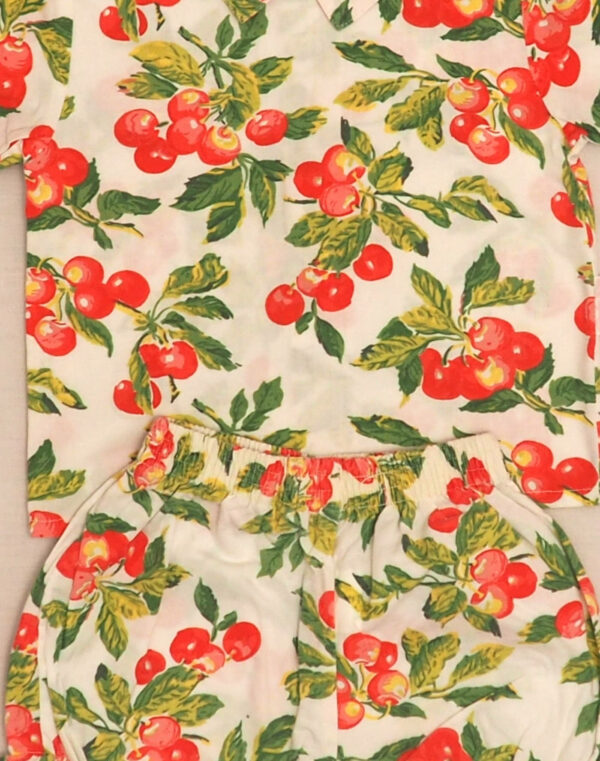 Ensemble blouse & bloomer cerises