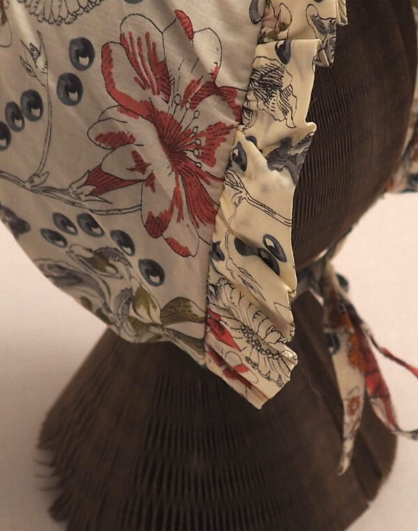 Baghère Liberty floral bejewelled béguin