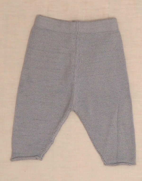 Baghère blue cotton & cashmere leggings