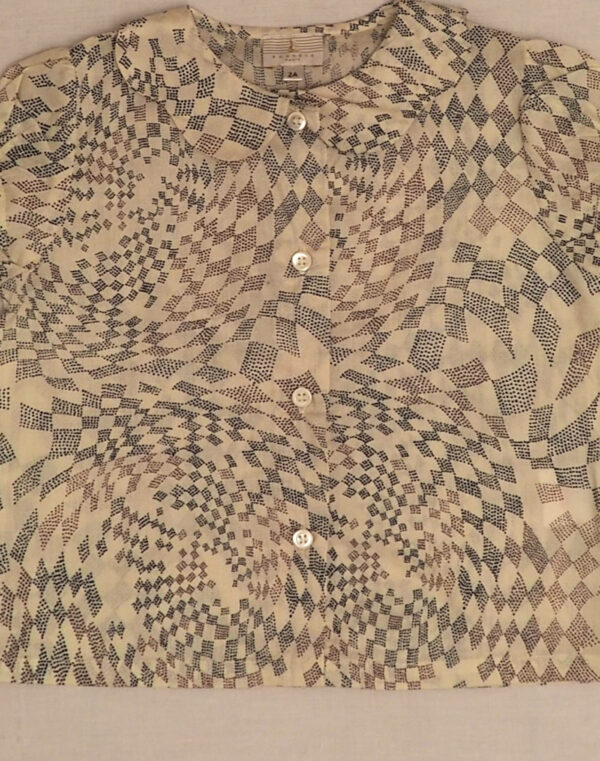 Baghère Liberty diamond petal collar blouse