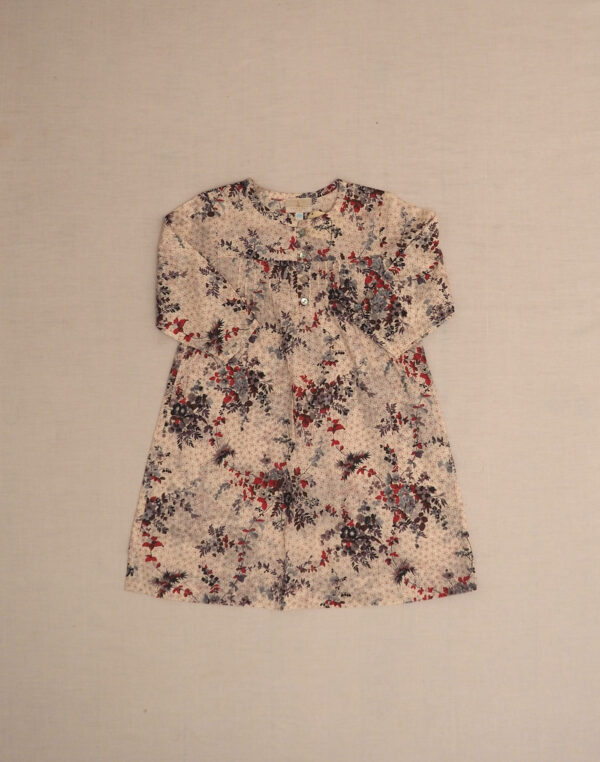 Baghère Liberty ecru floral dress