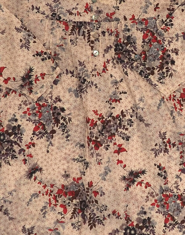 Baghère Liberty ecru floral dress