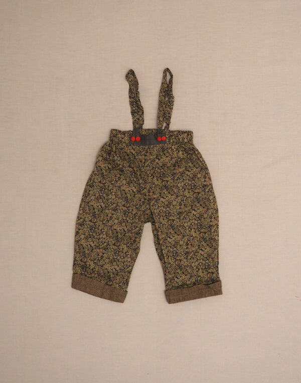 Baghère floral Liberty bib pants