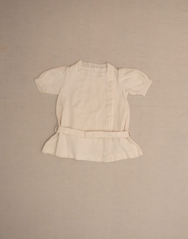 1930s lace-edged blouse