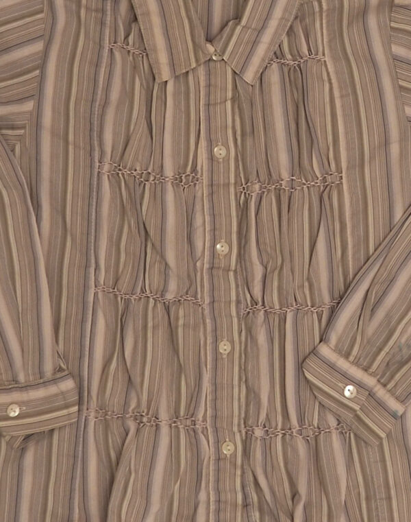 Striped smocked shirt 8 years