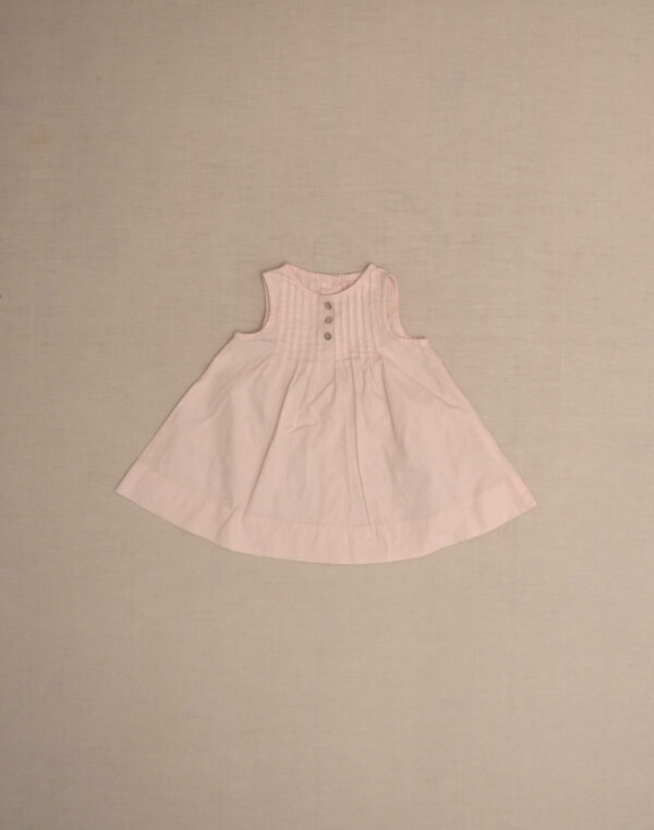 Pink pleated dress