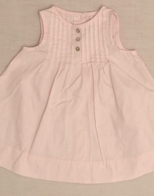 Pink pleated dress