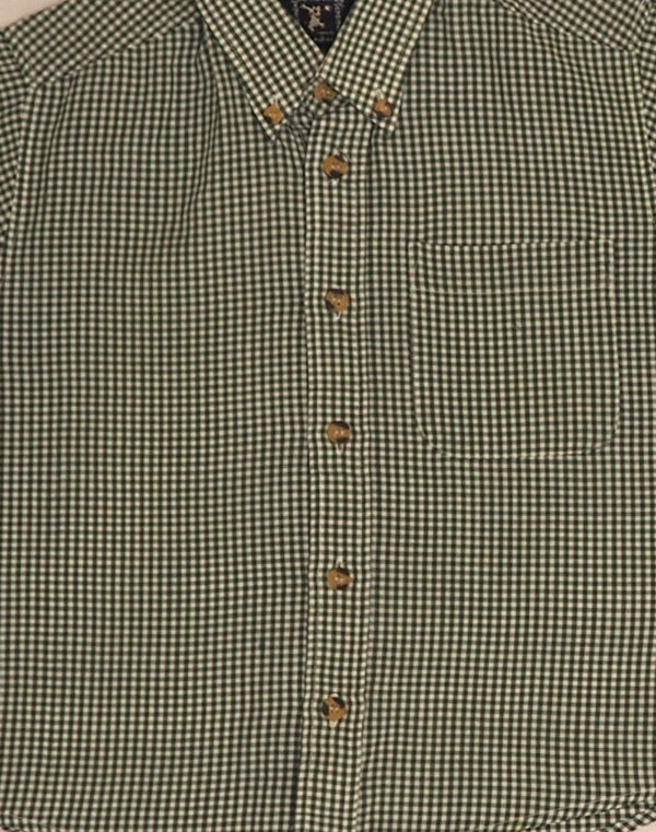 Green gingham blouse 6 years