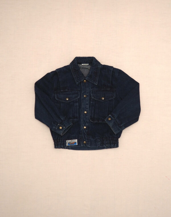 Veste en jean foncé