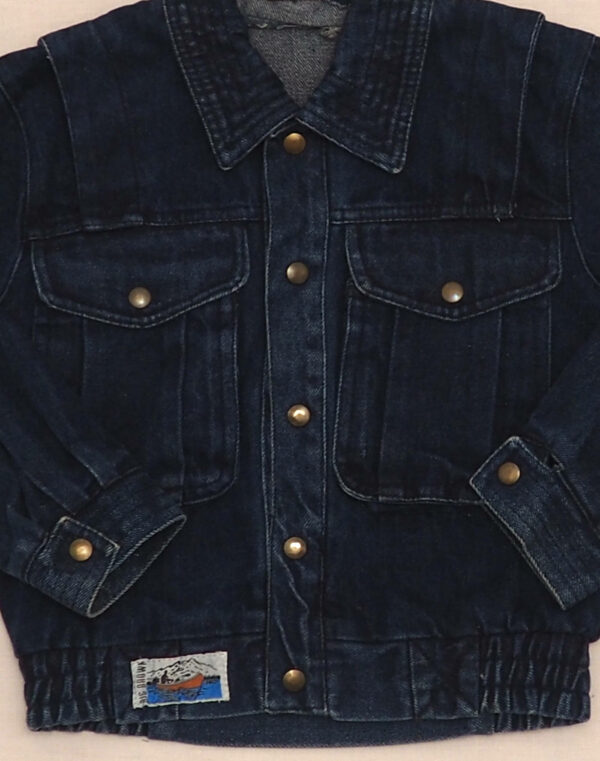 Veste en jean foncé