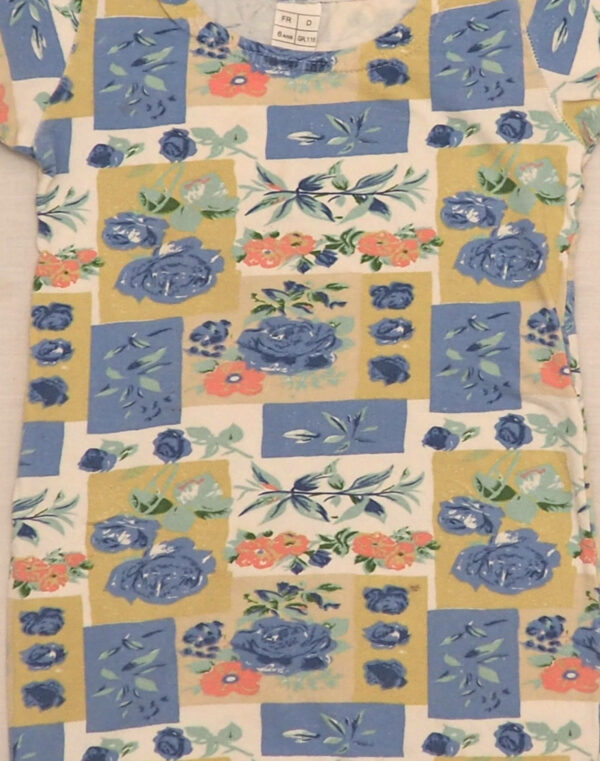 Mini robe en jersey fleuri