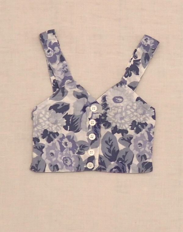 Crop top fleuri