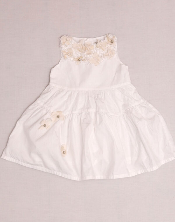 Robe appliqués fleurs