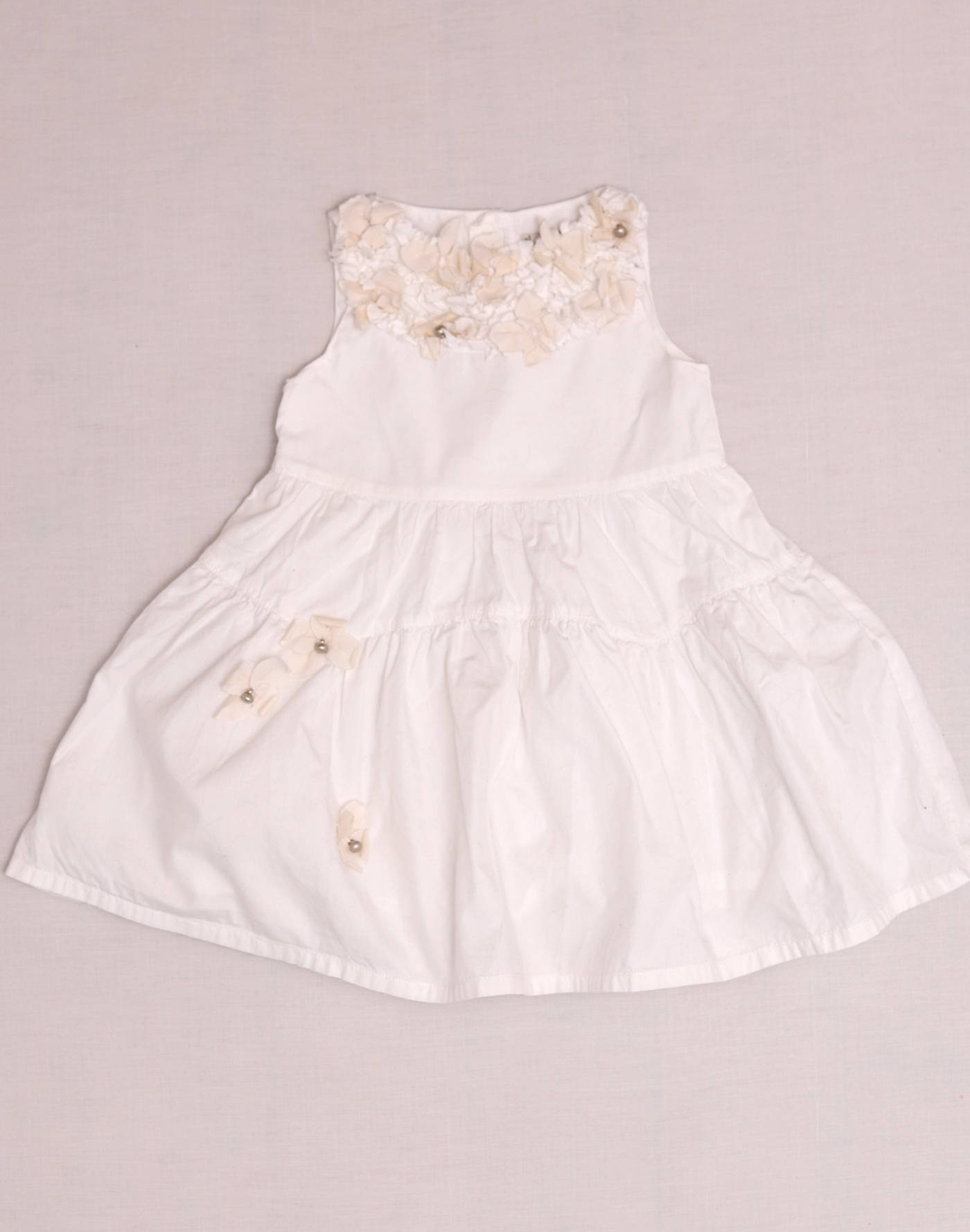 Robe appliqués fleurs