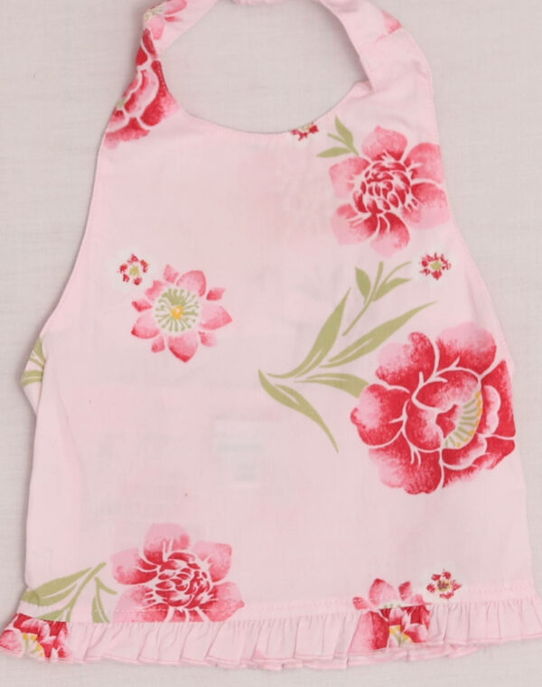 Floral tie-front top