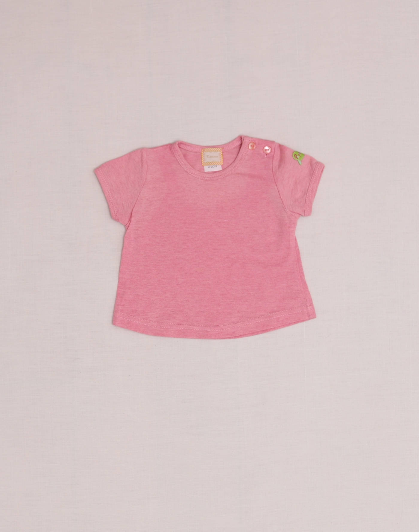 T-shirt rose chiné