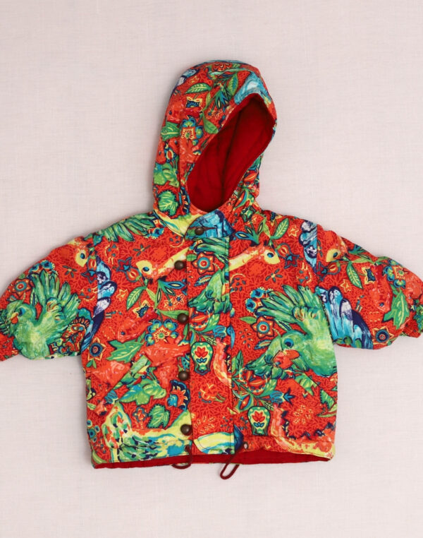 Parrot-print coat