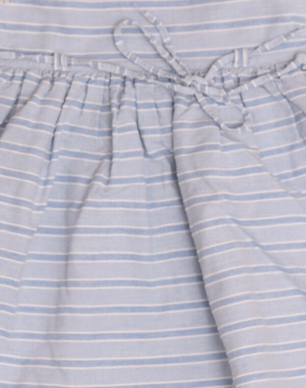 Robe rayée texturée