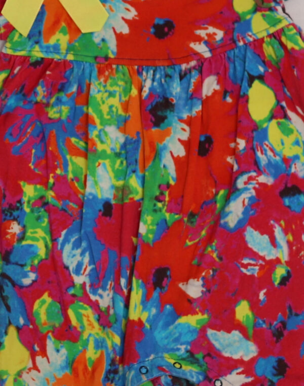 Combinaison Gaultier Bébé jersey fleuri