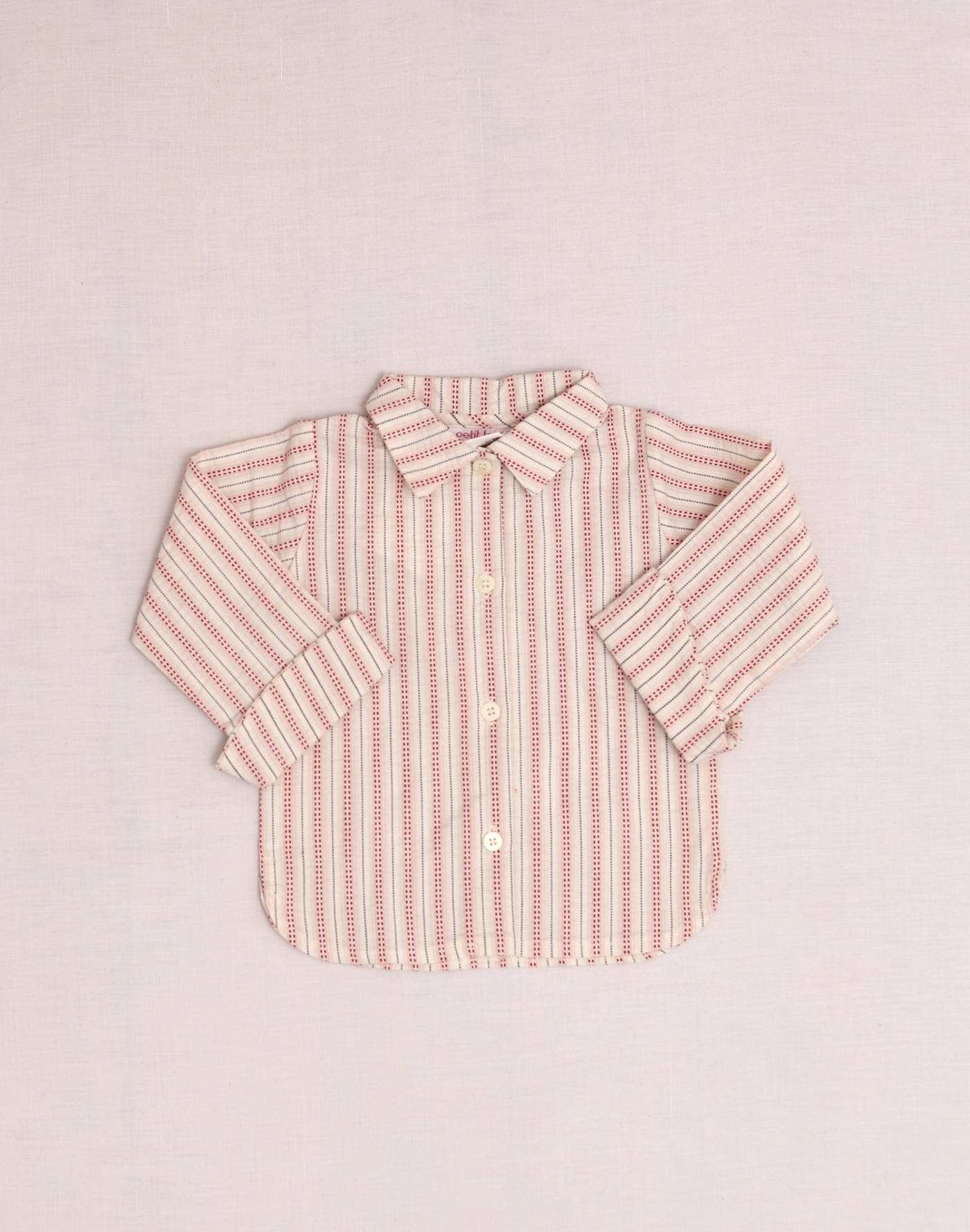 Chemise rayée texturée