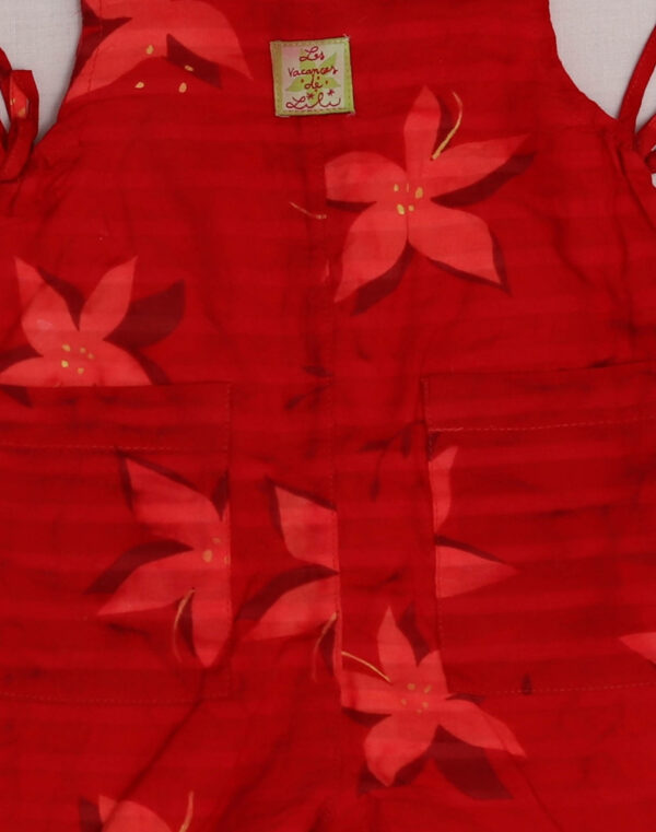 Combinaison short fleurie