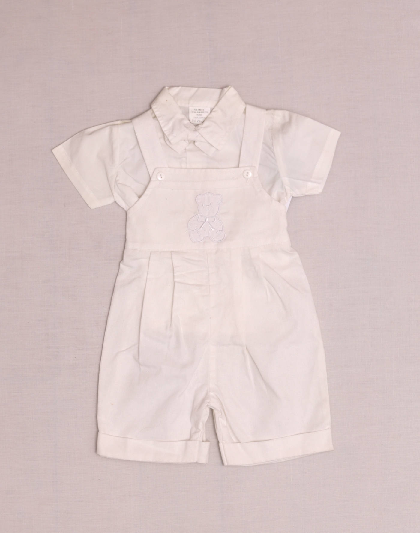 Ensemble salopette short & chemisette
