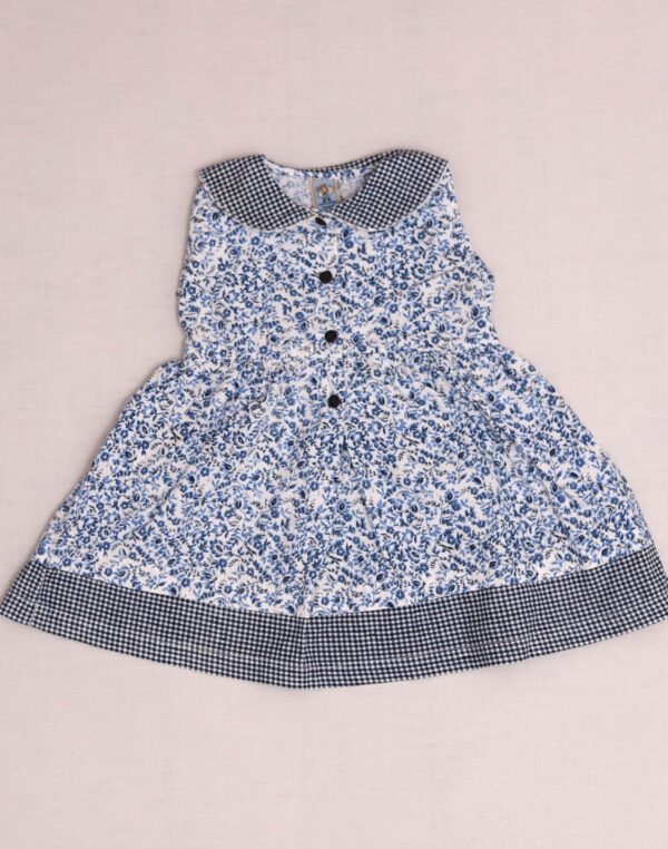 Robe à fleurs et vichy